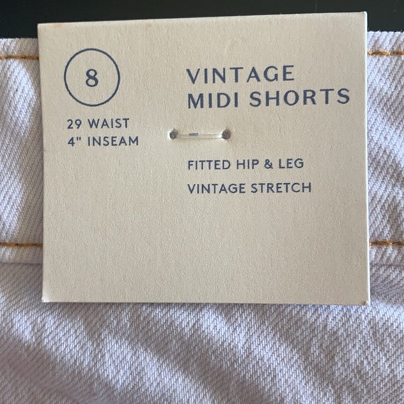 Vintage midi denim shorts - Picture 4 of 6